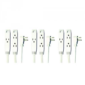 Axis 815906026135 3-out 8ft Extn Cord White