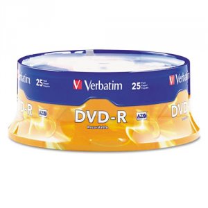 Verbatim 95058 (r)  4.7gb Dvd-rs (25-ct Spindle)