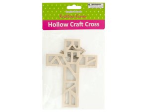 Krafters AC011 Hollow Wooden Craft Crosses Set