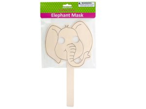 Krafters AC013 Wooden Craft Elephant Mask