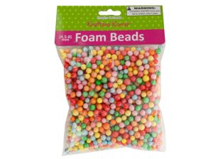 Krafters AC019 Large Multi-colored Foam Craft Beads