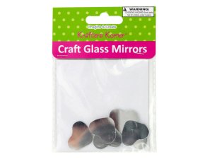 Krafters AC022 Small Heart Shape Craft Glass Mirrors