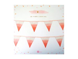 Bulk AF407 Pink Fabric Bunting