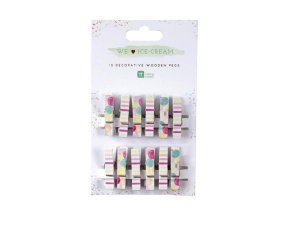 Bulk AF417 Colorful Clothes Pins 12 Pk