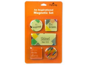 Bulk AT966 Day Spring Inspirational Magnetic Set Of 5