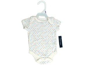 Bulk AT981 Faded Glory Newborn Onesie- Blue Stars