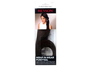 Bulk BH653 Revlon Wrap-n-wear Ponytail Dark Brown