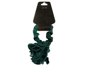 Bulk BI639 Chiffon Hair Twister With Ruffle Rose Accent