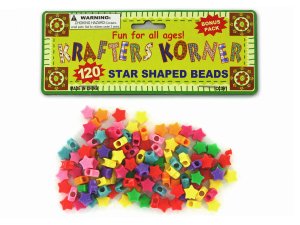 Krafters CC091 Star Shaped Crafting Beads