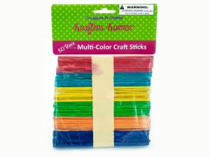 Krafters CC494 Multi-color Craft Sticks