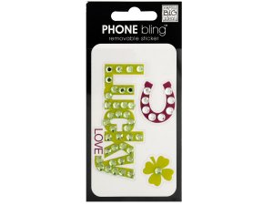 Bulk CG106 Lucky Love Phone Bling Removable Sticker