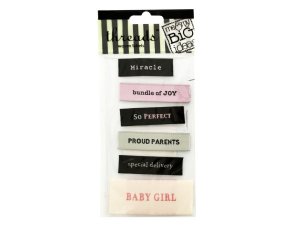 Bulk CG292 Baby Girl Woven Labels