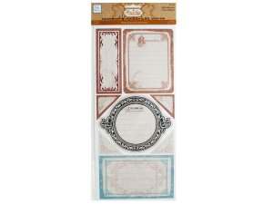 Bulk CG746 Timeless Self-adhesive Cardstock Journaling Pieces