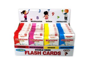 Bulk DC105 Jumbo Double Sided Flash Cards Countertop Display