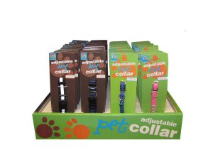 Bulk KL1408 Cat  Dog Collars 3 Assorted Di040