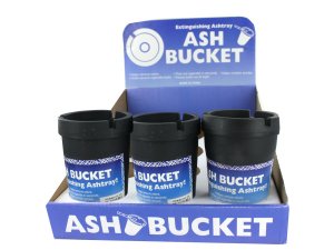 Bulk DC151 Extinguishing Ashtray Ash Bucket Counter Top Display