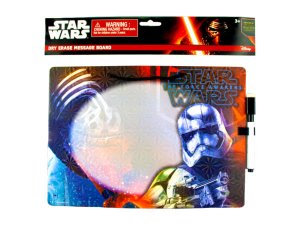 Bulk CT114 Star Wars Dry Erase Board In Assorted Designs