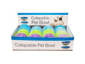 Bulk DI292 Collapsible Pet Bowl Countertop Display