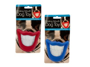 Bulk DI415 Smiling Mouth Dog Toy