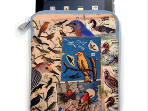 Bulk EL884 Birds Cozy Ipad  Tablet Sleeve