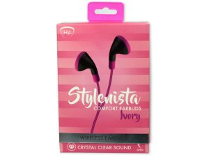 Bulk EN125 Ihip Pink Stylenista Wireless Bluetooth Earbuds