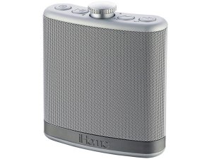 Bulk EN173 Ihome Silver Flask Speaker With Case