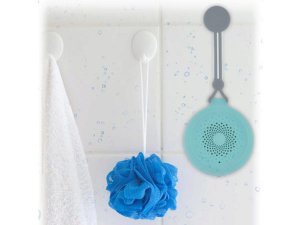 Bulk EN209 Teal Aquasound Rugged Bluetooth Shower Speaker