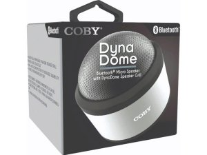 Bulk EN245 Coby Silver Dyna Dome Bluetooth Speaker