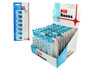 Bulk GC784 7 Day Pill Box Countertop Display