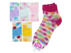 Bulk GH345 Mid Cut Flowers Socks