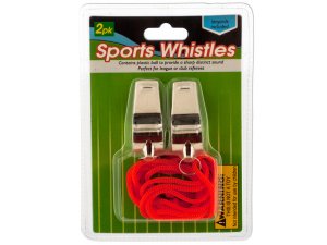 Bulk GH314 Sports Whistles With Lanyards