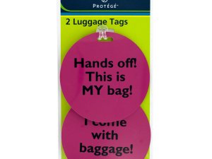 Bulk GL635 Assorted Phrase Luggage Tags