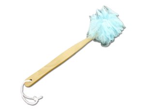 Bulk GR009 Exfoliating Body Scrubber With Wooden Handle