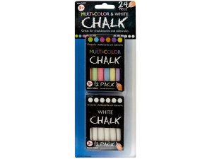 Bulk GM821 Multi-color  White Chalk Set