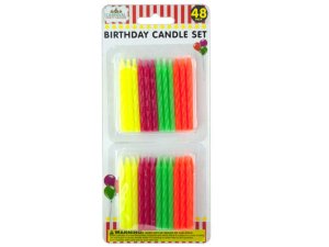 Carnival GR149 Colored Birthday Candle Set