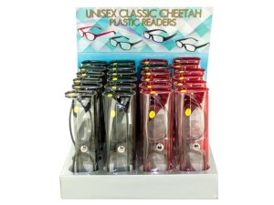 Bulk GR176 Unisex Plastic Reading Glasses Countertop Display