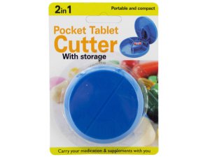 Bulk GR202 2 In 1 Pocket Tablet Cutter With Storage