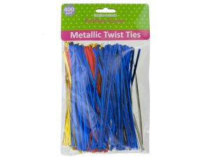 Krafters GR207 Long Metallic Craft Twist Ties Set