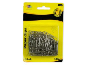 Bulk GO102 Silver Paper Clip 100pc