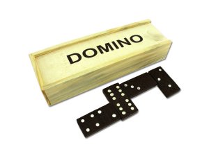 Bulk GW022 Domino Set In Wooden Box