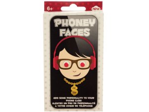 Bulk GW103 Phoney Faces Phone Stickers