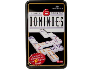 Bulk GW313 Double-six Color Dot Dominoes Game Set