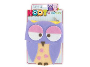 Bulk GW606 Give A Hoot Felt Owl Coin Purse