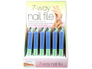 Bulk HB232 7-way Nail File Countertop Display