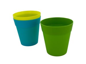 Bulk HB427 Colorful Plastic Flower Pot