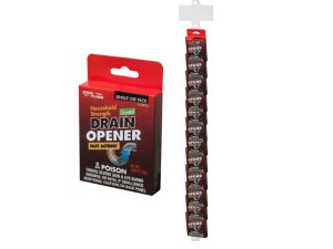 Bulk HA446 Household Strength Crystal Drain Opener Clip Strip