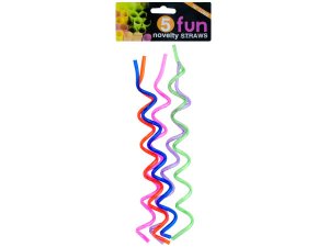 Bulk HC205 Fun Swirl Novelty Straws Set