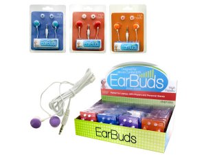 Bulk HC219 Colorful Ear Buds Countertop Display