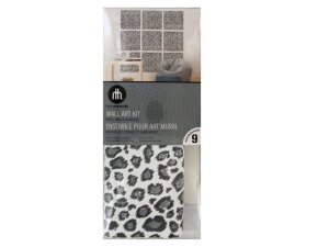 Bulk HG917 Leopard Blox Peel  Stick Wall Art Kit