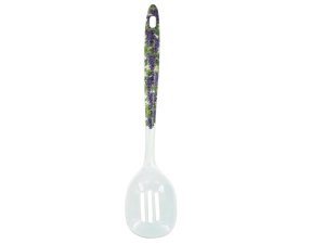 Bulk HG662 Grape Print Melamine Slotted Spoon